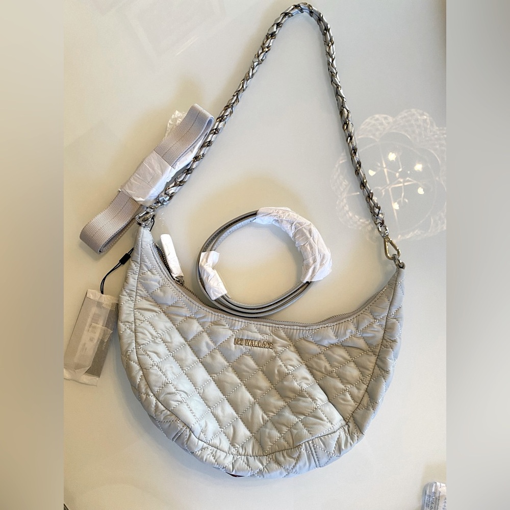 NWT MZ Wallace Crosby Luna, Ice Silver